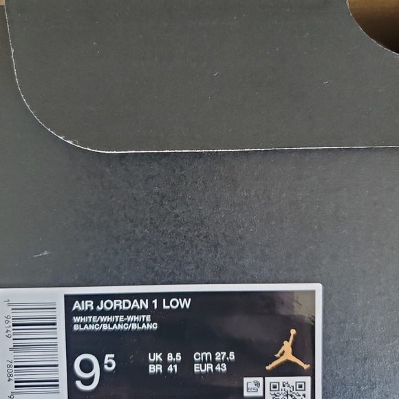 Nike Air Jordan 1 Low White - Picture 6 of 7